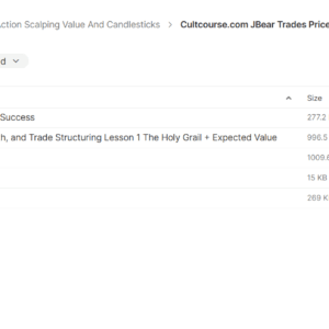 JBear Trades Price Action Scalping Value And Candlesticks