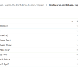 Chase Hughes - The Confidence Reboot Program